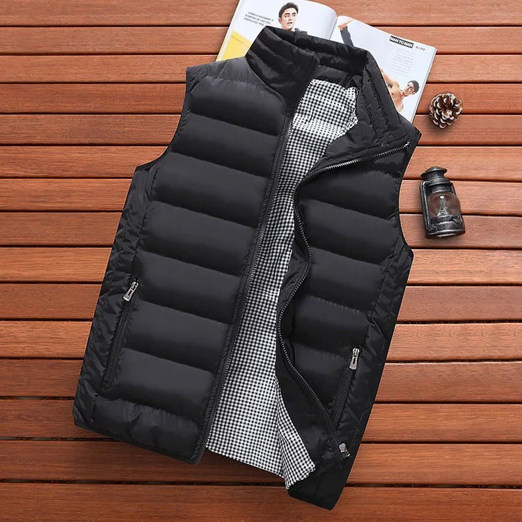 Men's Windproof Puffer Jacket – Thick Warm Cotton Winter Coat - Smiles shop