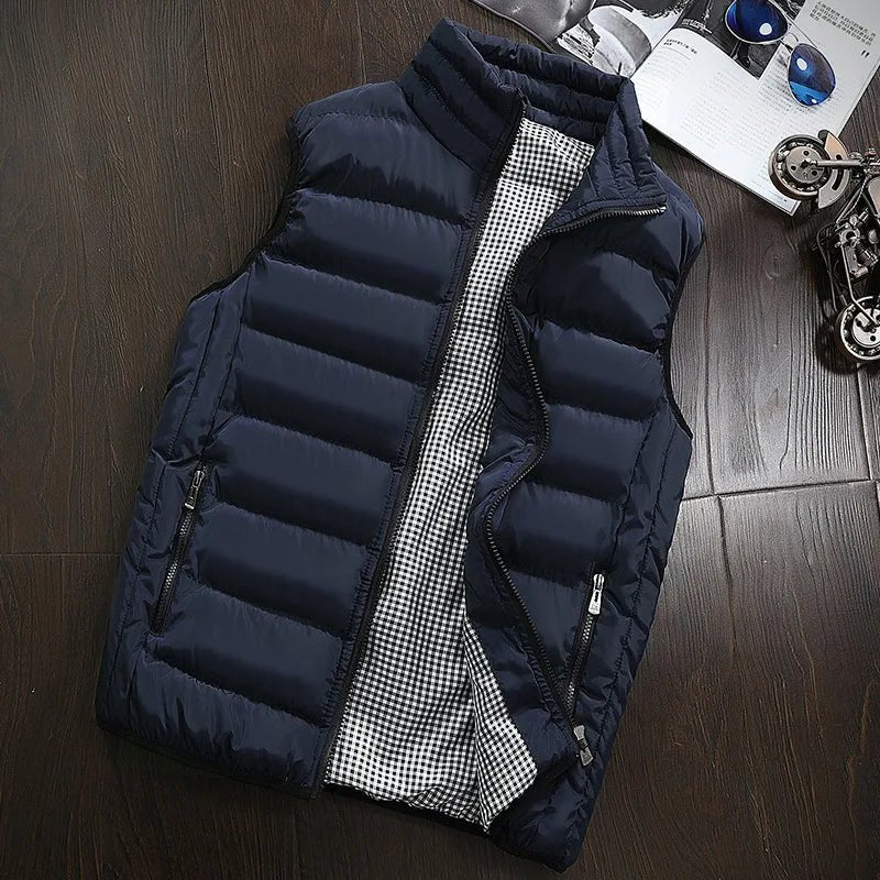 Men's Windproof Puffer Jacket – Thick Warm Cotton Winter Coat - Smiles shop