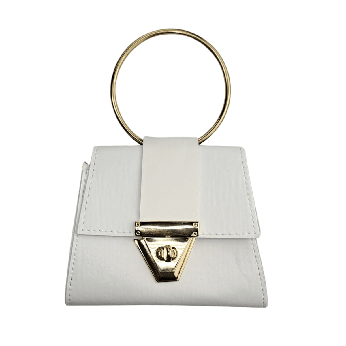 Mini Sac à Main Fille – Coloris Rose & Blanc, Chaîne Dorée & Style Luxe - Smiles shop