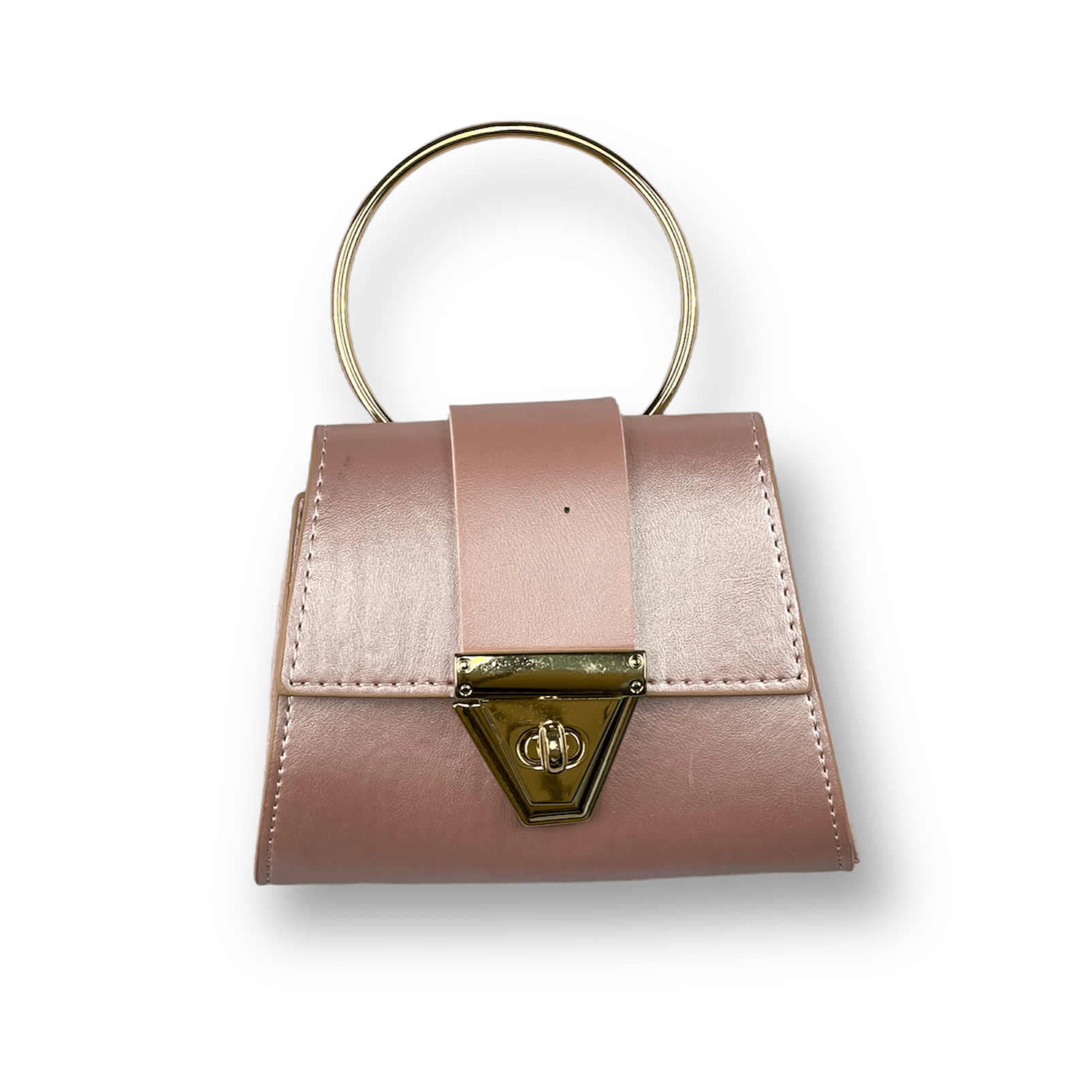 Mini Sac à Main Fille – Coloris Rose & Blanc, Chaîne Dorée & Style Luxe - Smiles shop