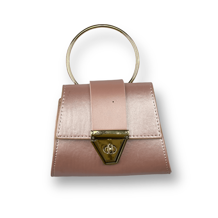 Mini Sac à Main Fille – Coloris Rose & Blanc, Chaîne Dorée & Style Luxe - Smiles shop