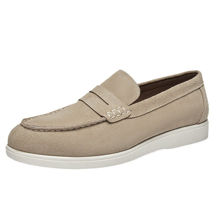 Mocassin Daim Homme Style Britannique – Slip-On Confort & Élégance - Smiles shop