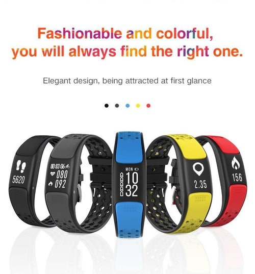 Montre Fitness Connectée Multi-Sports – GPS, IP67 Étanche, Cardio, Tension & Suivi Sommeil - Smiles shop