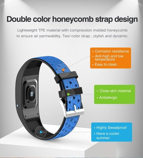 Montre Fitness Connectée Multi-Sports – GPS, IP67 Étanche, Cardio, Tension & Suivi Sommeil - Smiles shop