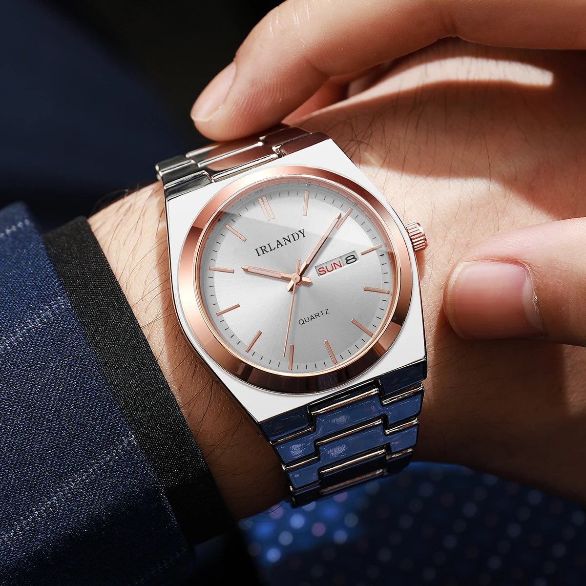 Montre Homme Quartz Business – Calendrier & Cadran 40mm - Smiles shop
