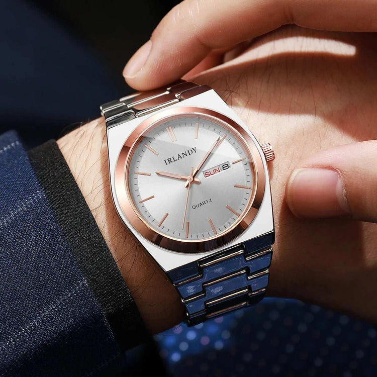 Montre Homme Quartz Business – Calendrier & Cadran 40mm - Smiles shop