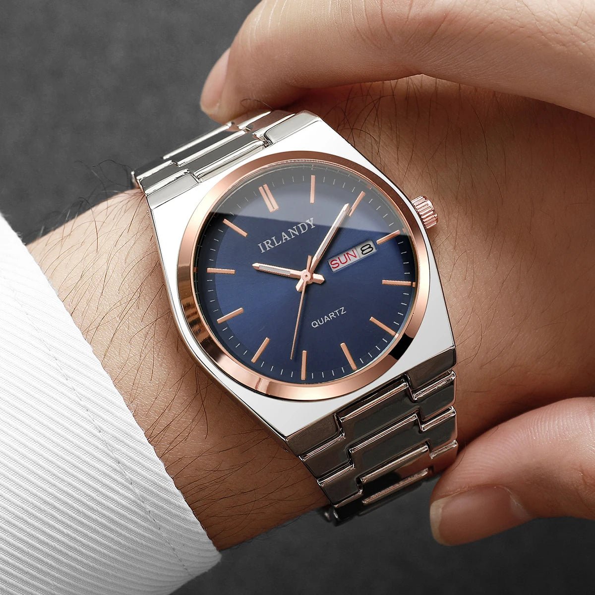 Montre Homme Quartz Business – Calendrier & Cadran 40mm - Smiles shop