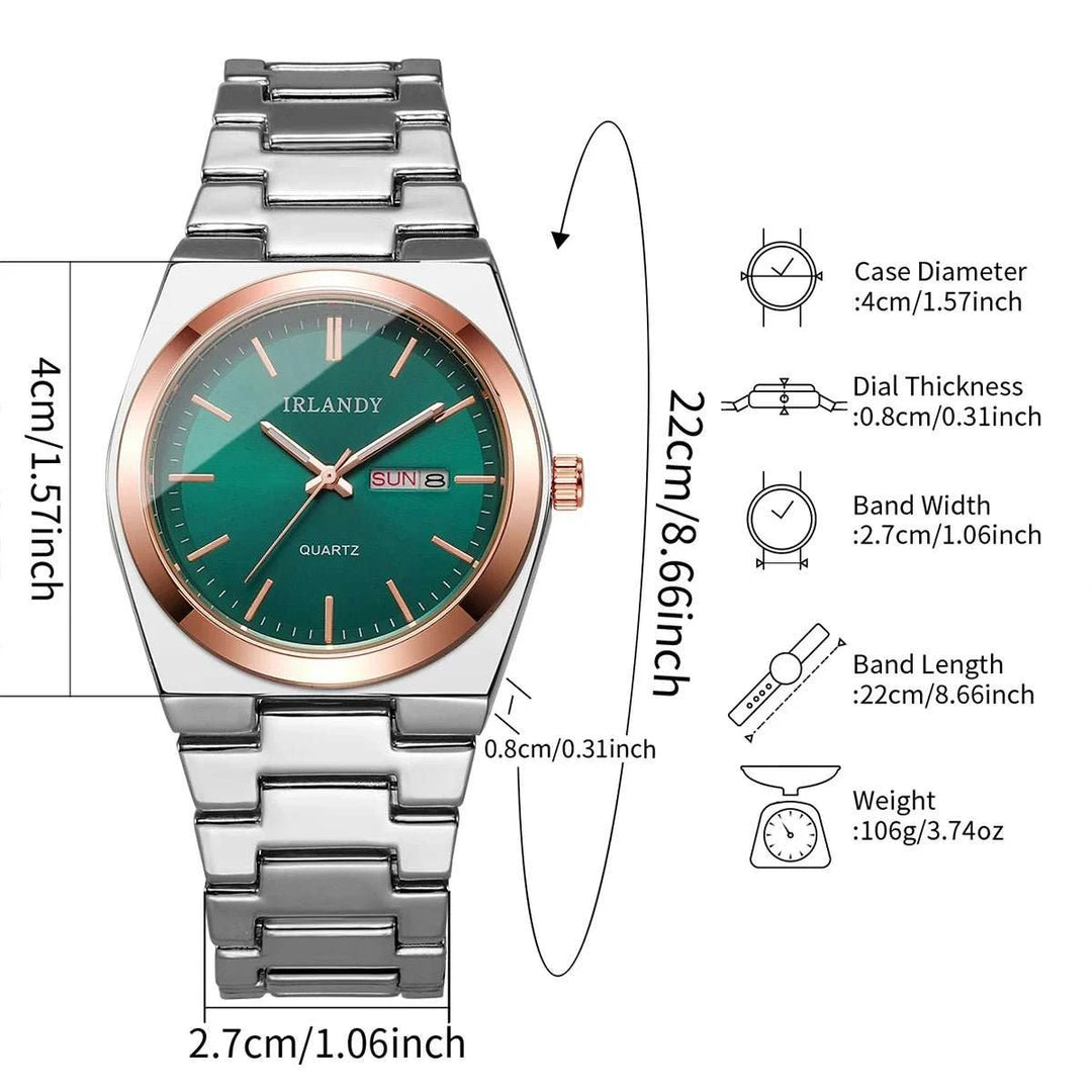 Montre Homme Quartz Business – Calendrier & Cadran 40mm - Smiles shop