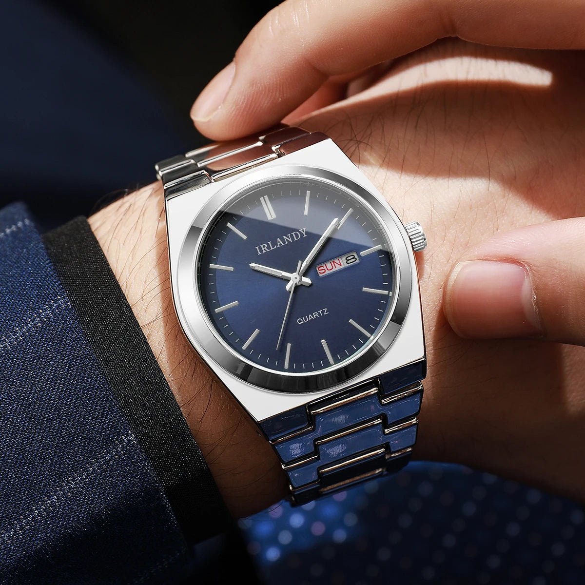 Montre Homme Quartz Business – Calendrier & Cadran 40mm - Smiles shop