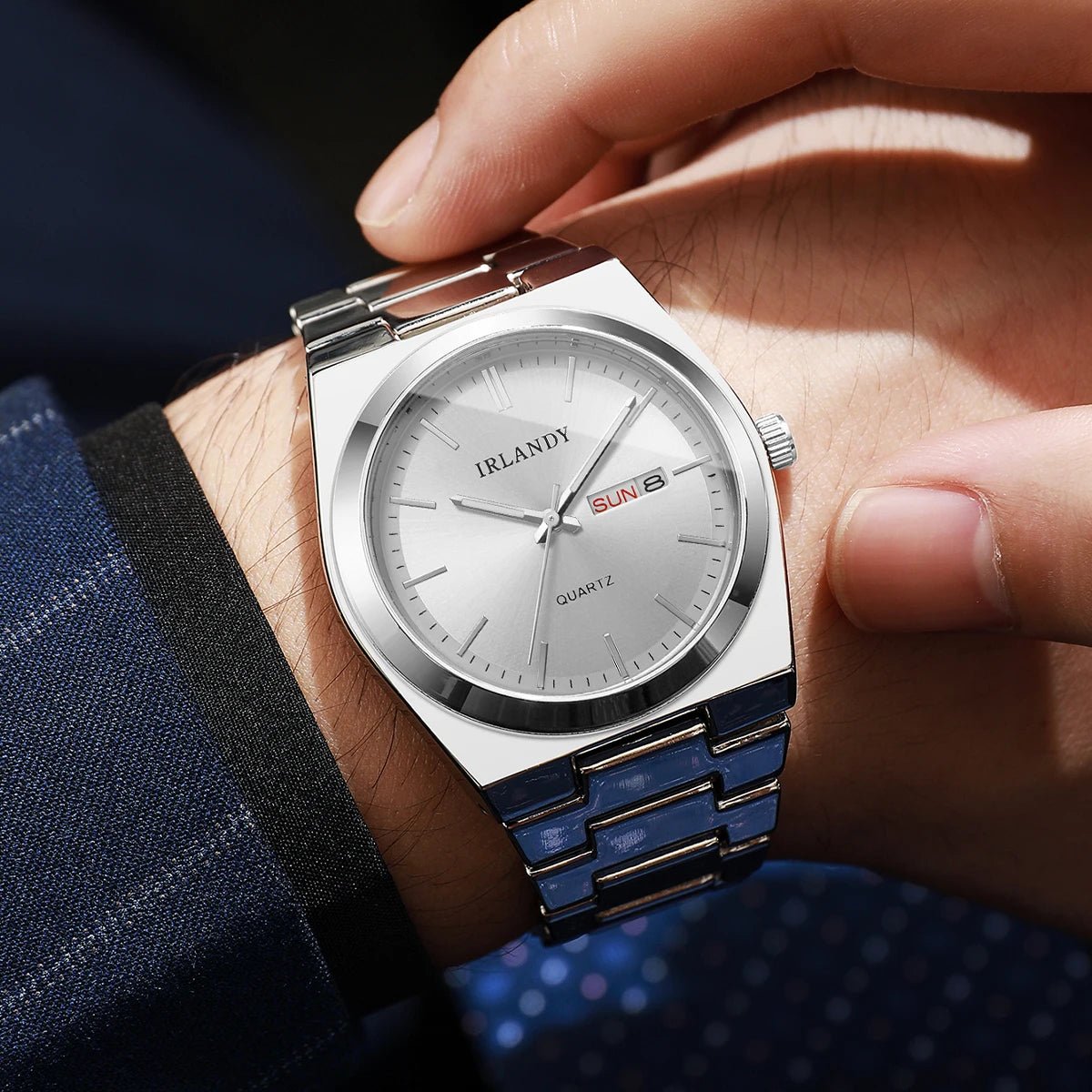 Montre Homme Quartz Business – Calendrier & Cadran 40mm - Smiles shop
