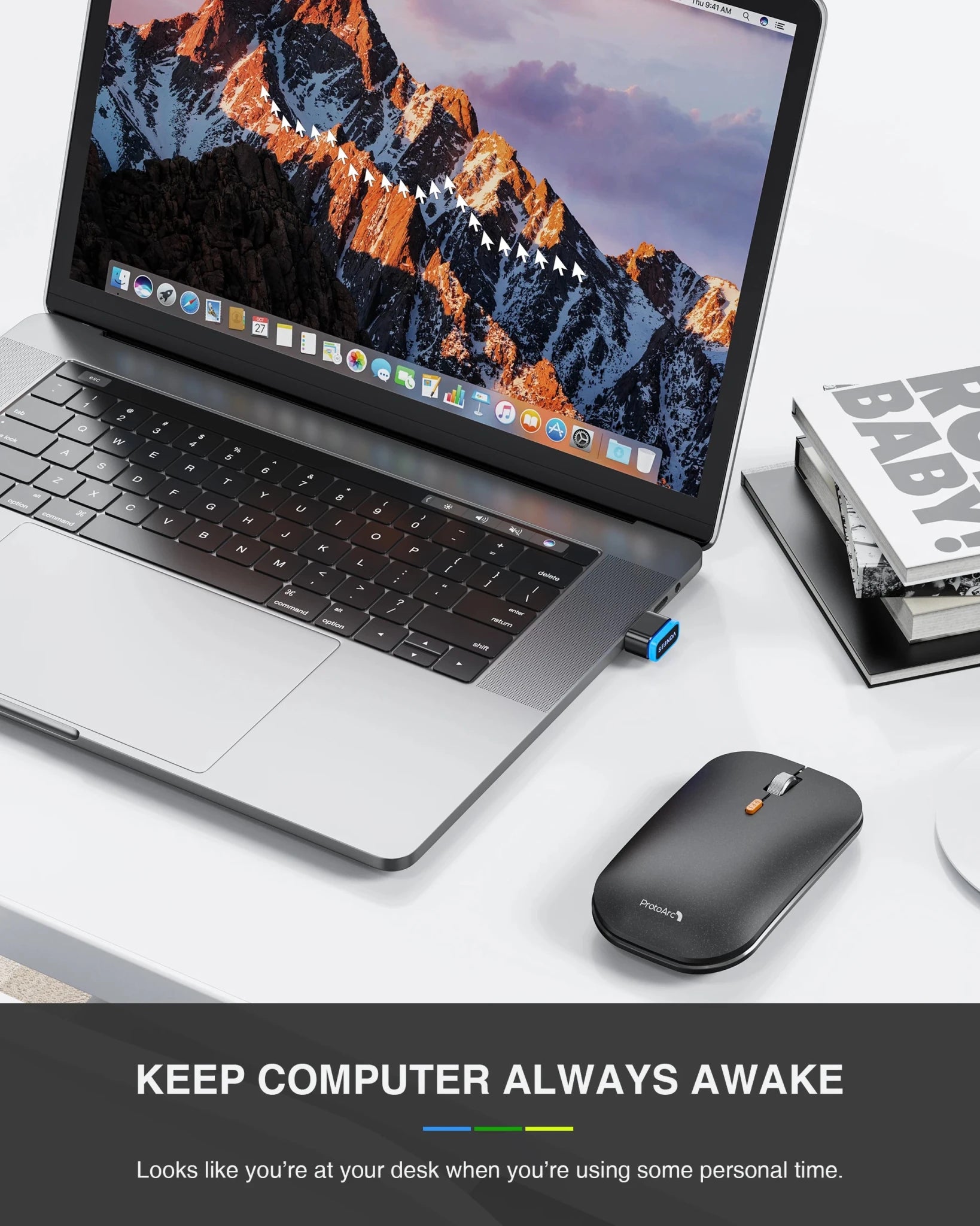 Mouse Jiggler USB Indétectable Seenda DK16 – Garde ton PC Actif, Plug & Play - Smiles shop