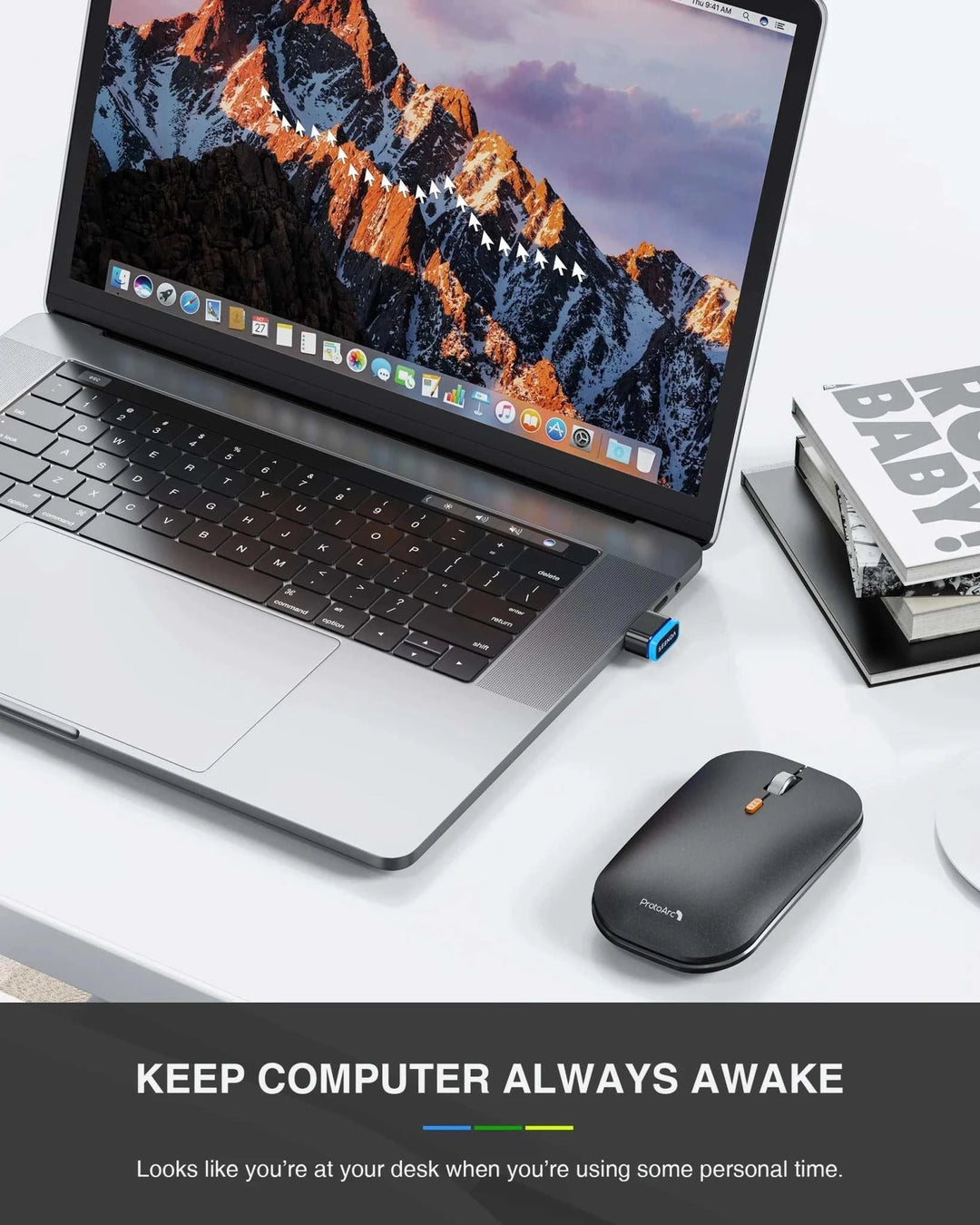 Mouse Jiggler USB Indétectable Seenda DK16 – Garde ton PC Actif, Plug & Play - Smiles shop