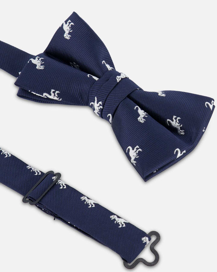 Nœud Papillon Garçon Bleu Imprimé Dinosaures – Accessoire Fête & Sorties Stylées - Smiles shop