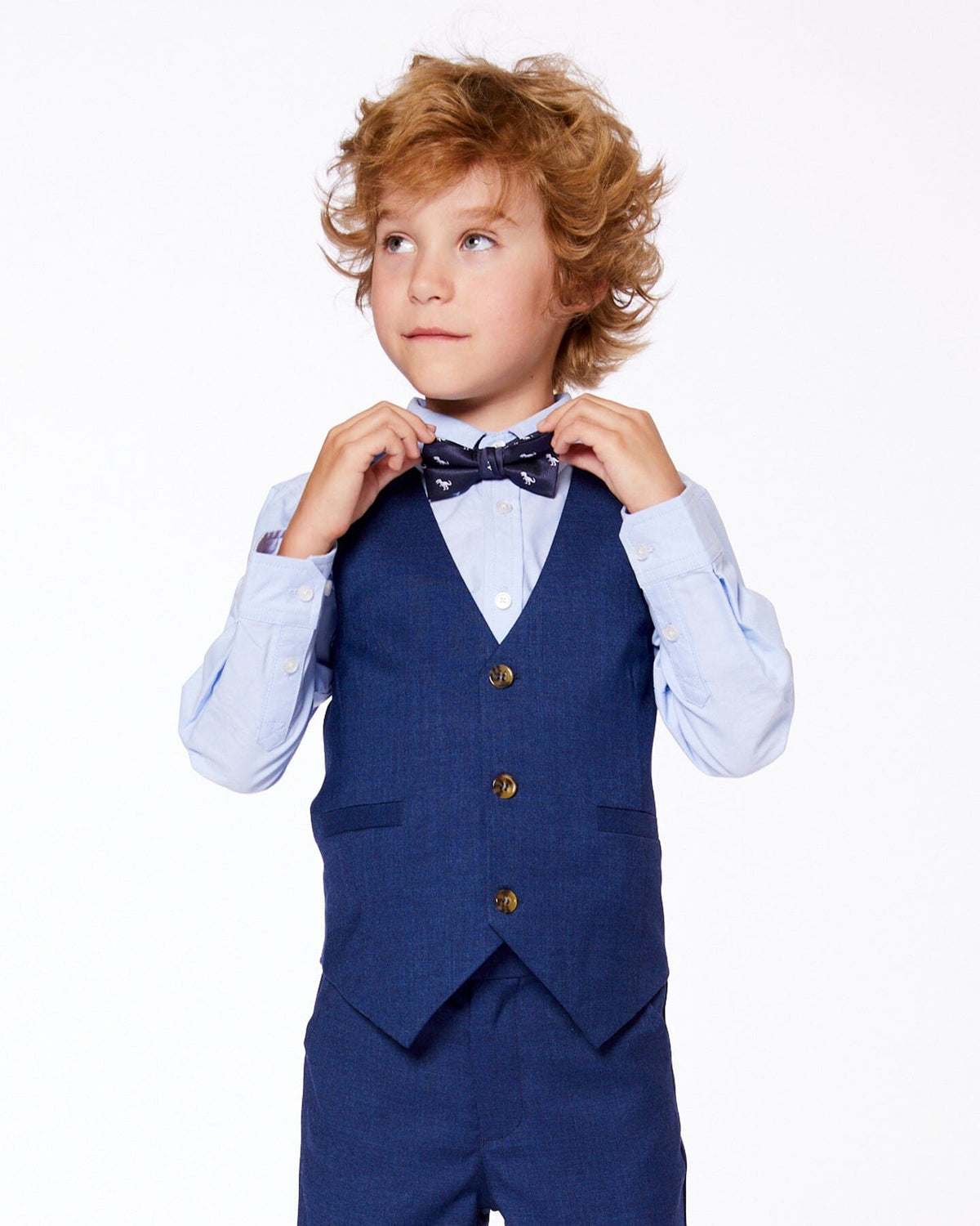 Nœud Papillon Garçon Bleu Imprimé Dinosaures – Accessoire Fête & Sorties Stylées - Smiles shop