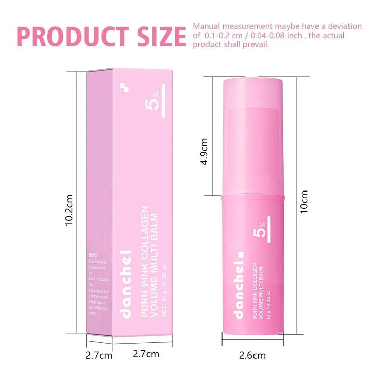 Pink Collagen PDRN Balm Stick – Hydrating & Firming Face Moisturizer - Smiles shop