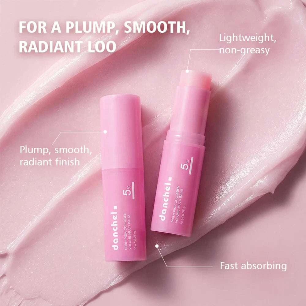 Pink Collagen PDRN Balm Stick – Hydrating & Firming Face Moisturizer - Smiles shop