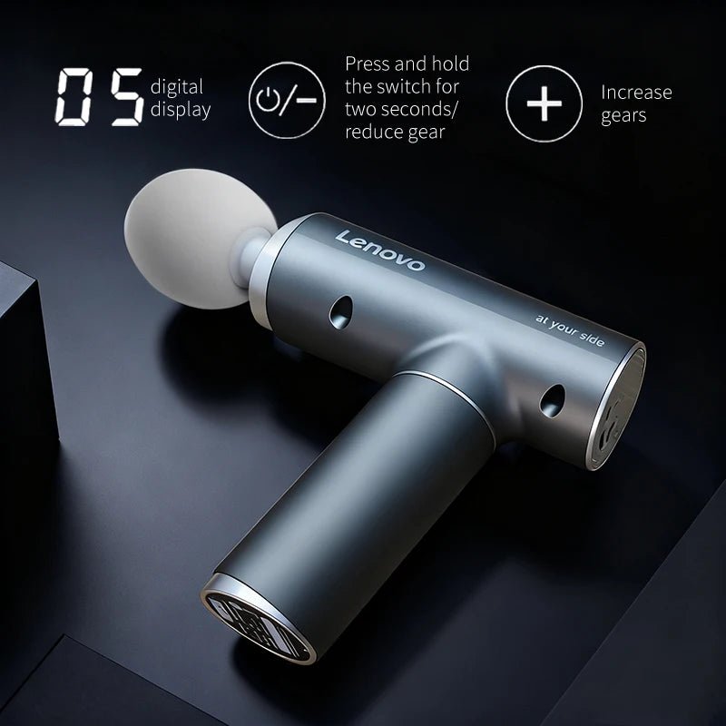 Pistolet de massage Lenovo N2 — Récupération musculaire, sans fil & portable - Smiles shop
