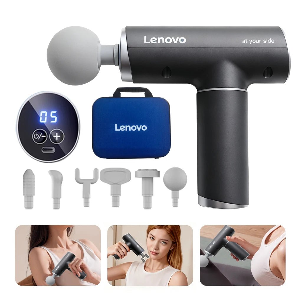 Pistolet de massage Lenovo N2 — Récupération musculaire, sans fil & portable - Smiles shop