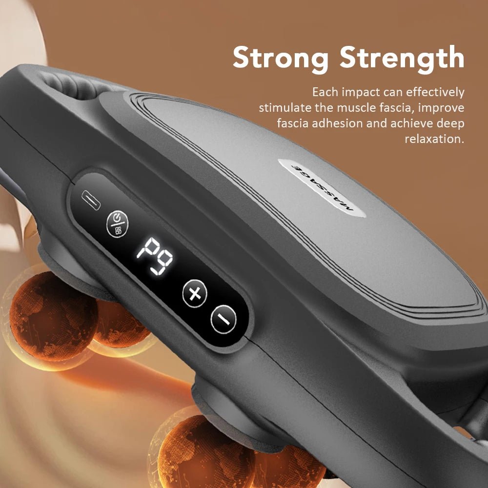 Pistolet de Massage Tissu Profond – 6 Têtes & Lumière Rouge - Smiles shop