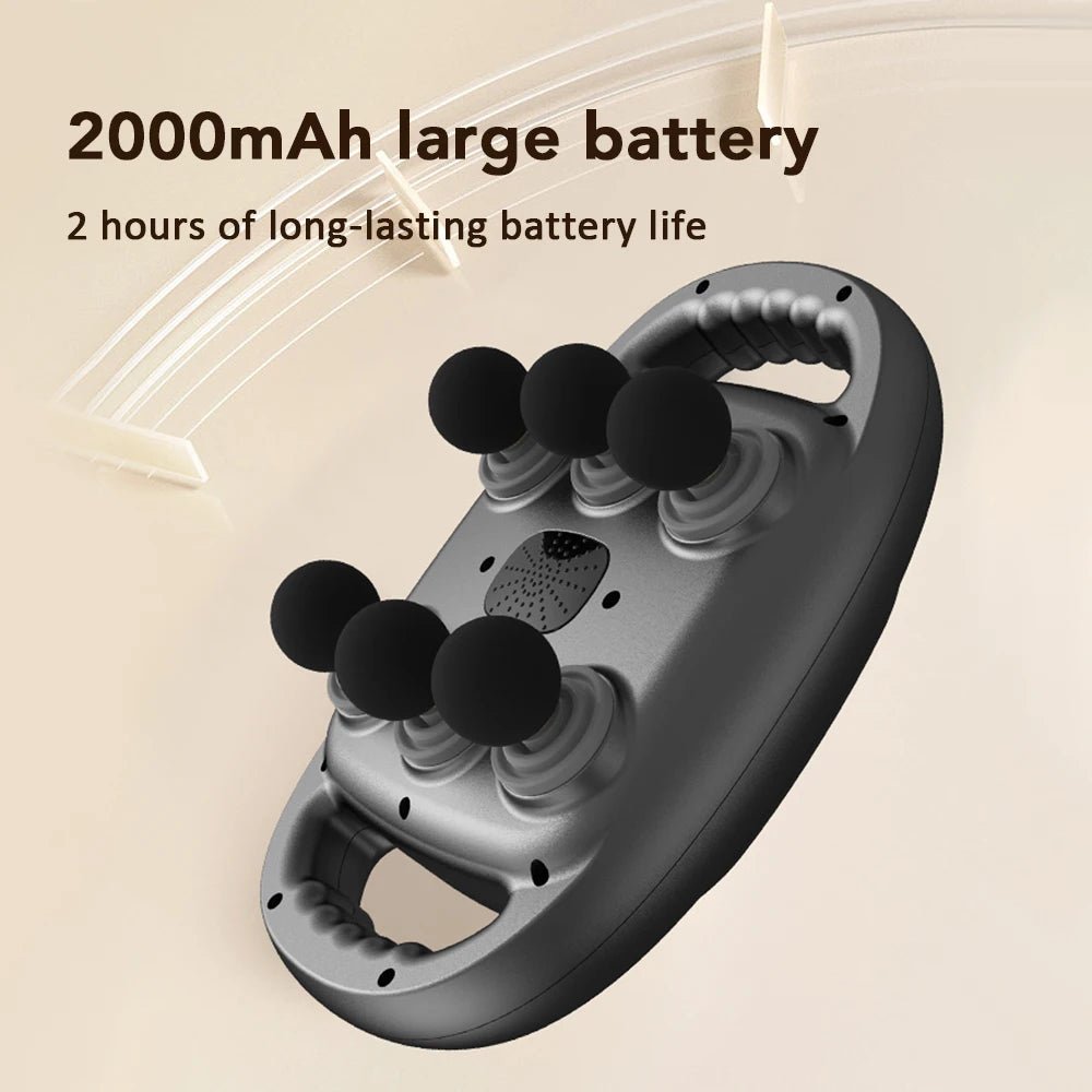 Pistolet de Massage Tissu Profond – 6 Têtes & Lumière Rouge - Smiles shop