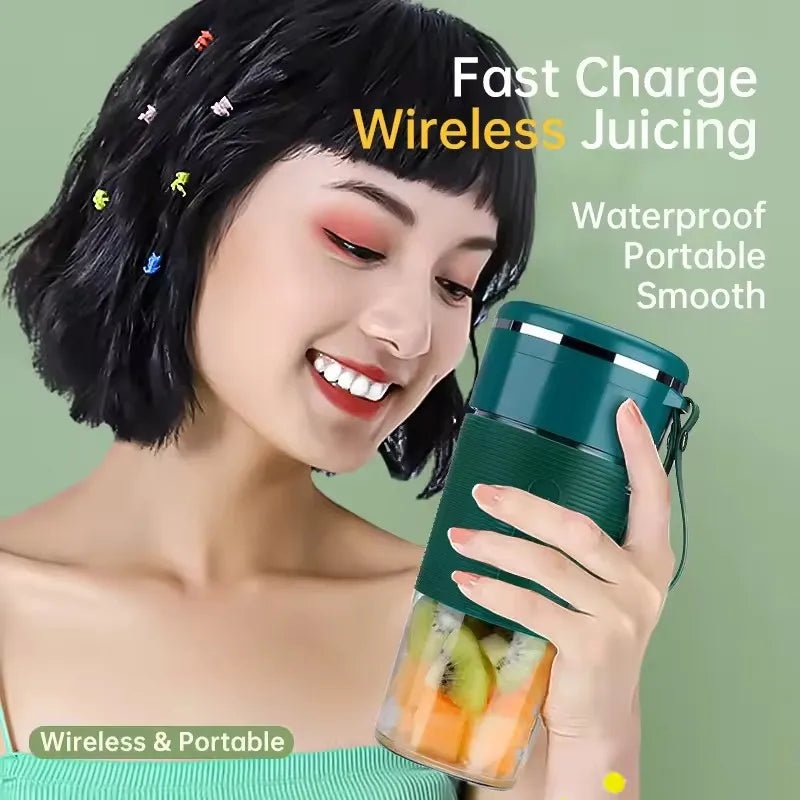 Presse-Agrumes Électrique Portable 300ml – Jus Frais Maison & Voyage - Smiles shop