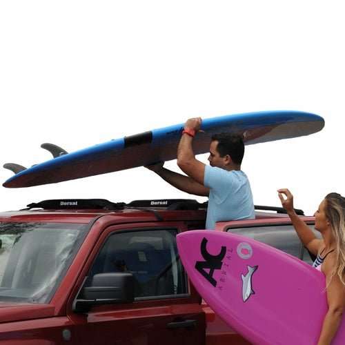 Rack de Toit Souple DORSAL Wrap-Rax – Transport Surf, Longboard & Snowboard, Sangles 3,7m, Mousse EVA - Smiles shop