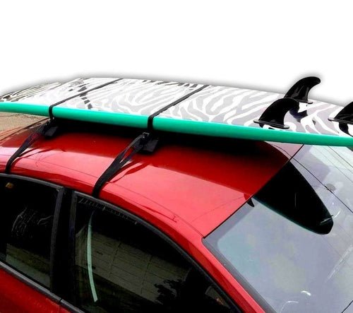 Rack de Toit Souple DORSAL Wrap-Rax – Transport Surf, Longboard & Snowboard, Sangles 3,7m, Mousse EVA - Smiles shop