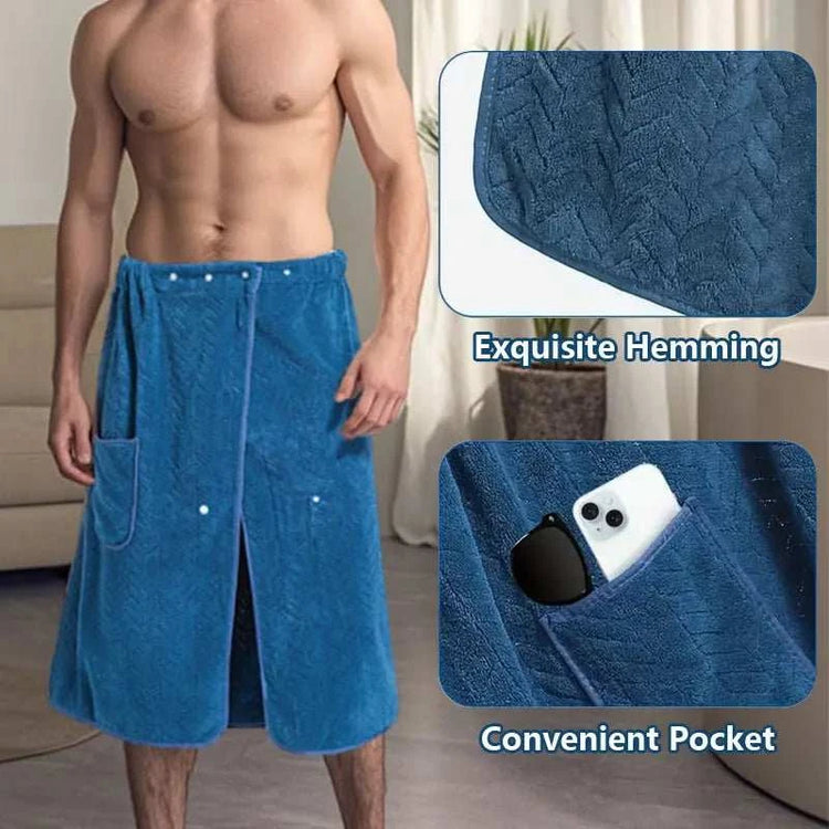Serviette-jupe de bain pour homme — Grande taille, séchage rapide - Smiles shop