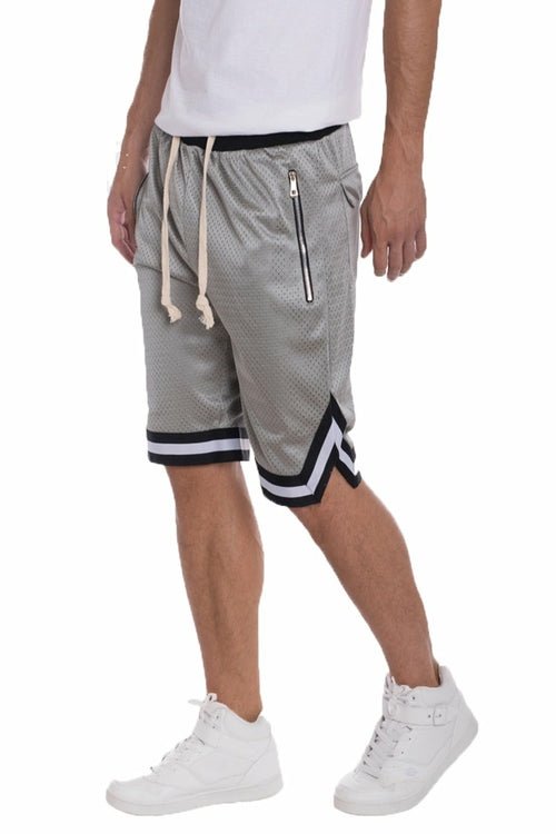 Short Basketball Mesh Homme – Taille Élastique & Cordon, Poches, Lavable en Machine - Smiles shop