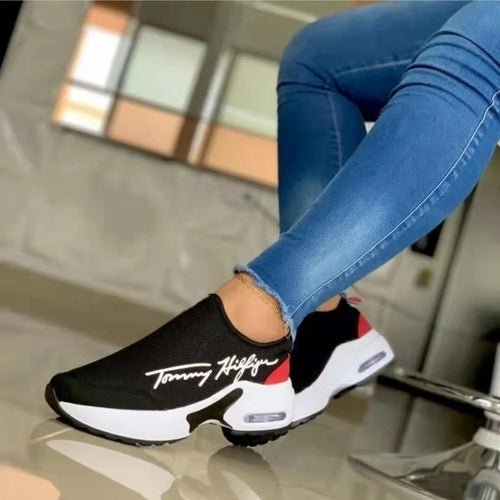 Sneakers Plates Casual Respirantes Femme – Confort & Style, Du US 5 au 10.5 - Smiles shop