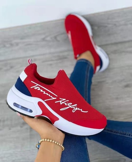 Sneakers Plates Casual Respirantes Femme – Confort & Style, Du US 5 au 10.5 - Smiles shop