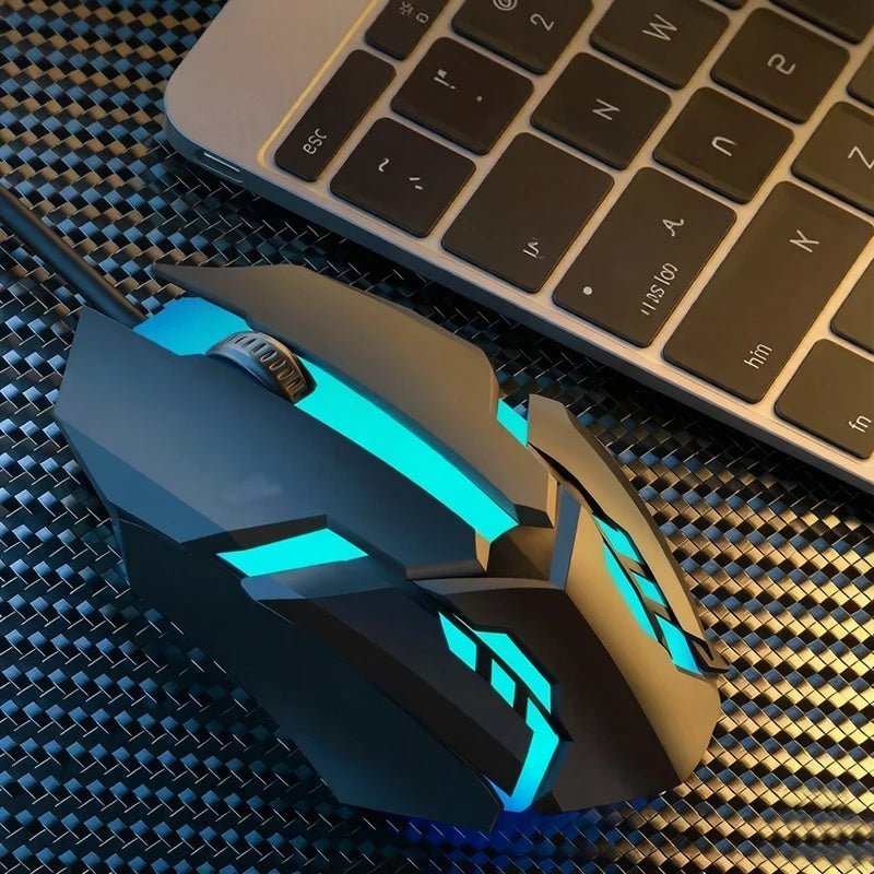 Souris Gaming Filaire USB – Rétroéclairage LED, 1200 DPI, Compatible PC & Laptop - Smiles shop