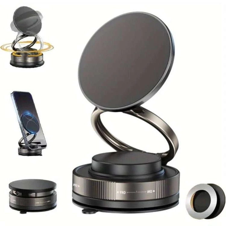 Support Téléphone Magnétique 360° – Ventouse Puissante Rotation Libre - Smiles shop