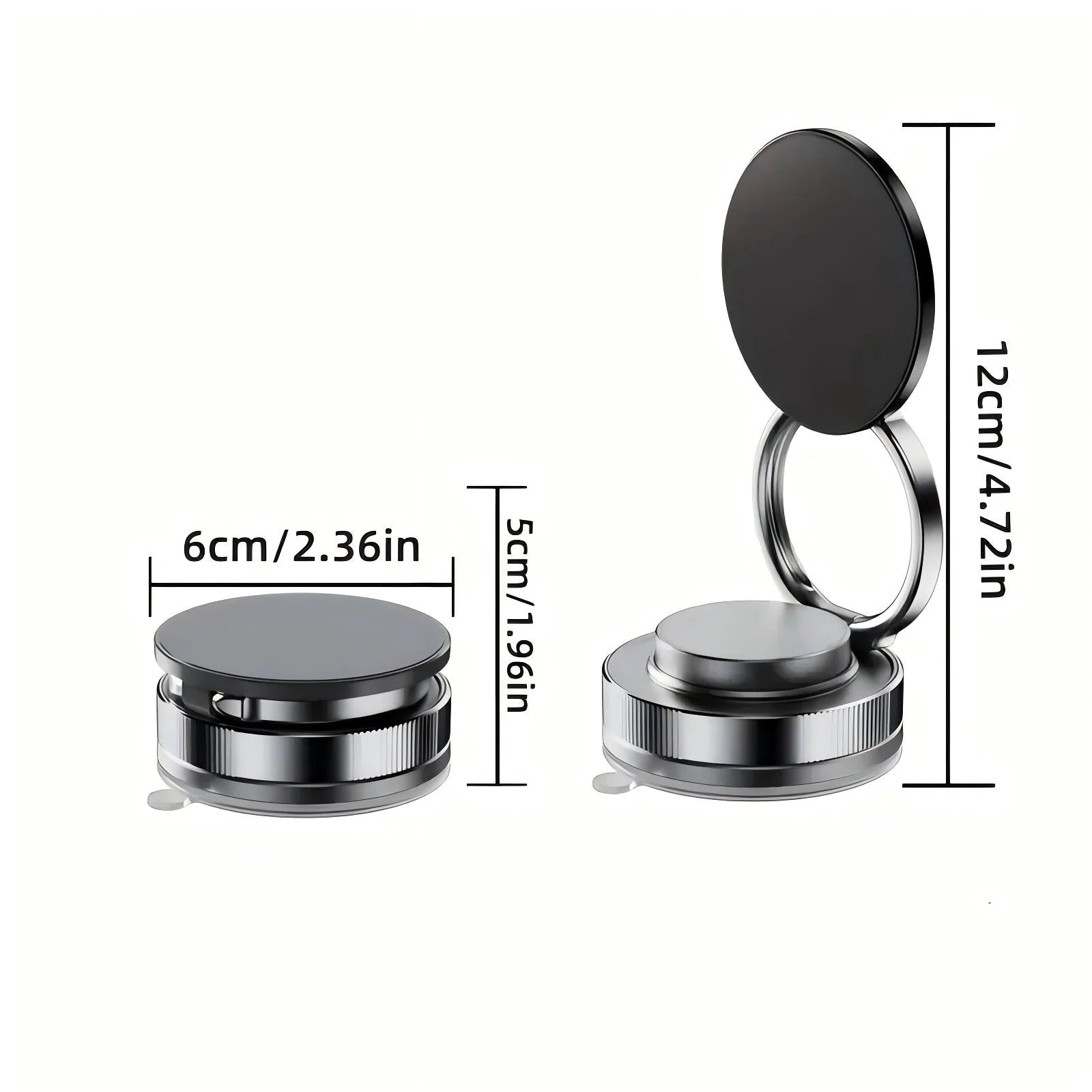 Support Téléphone Magnétique 360° – Ventouse Puissante Rotation Libre - Smiles shop