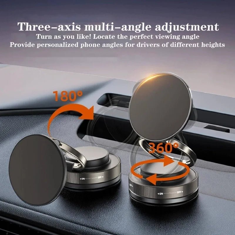 Support Téléphone Magnétique 360° – Ventouse Puissante Rotation Libre - Smiles shop
