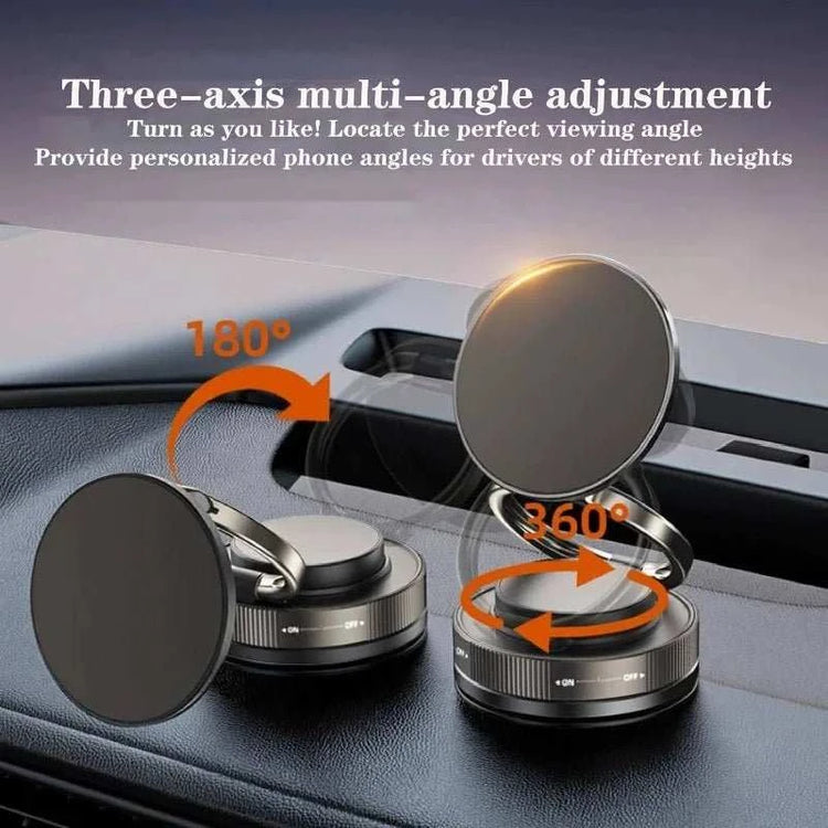 Support Téléphone Magnétique 360° – Ventouse Puissante Rotation Libre - Smiles shop