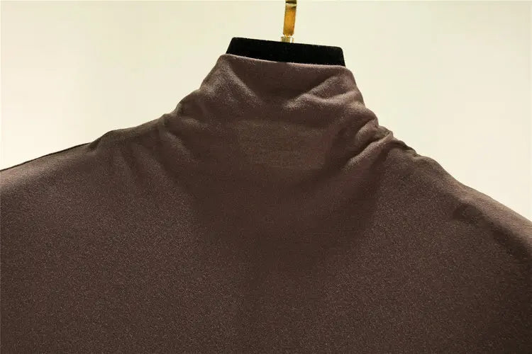 T-Shirt Col Roulé Femme en Modal – 12 Couleurs, Manches Mi-Longues & Ultra-Doux - Smiles shop