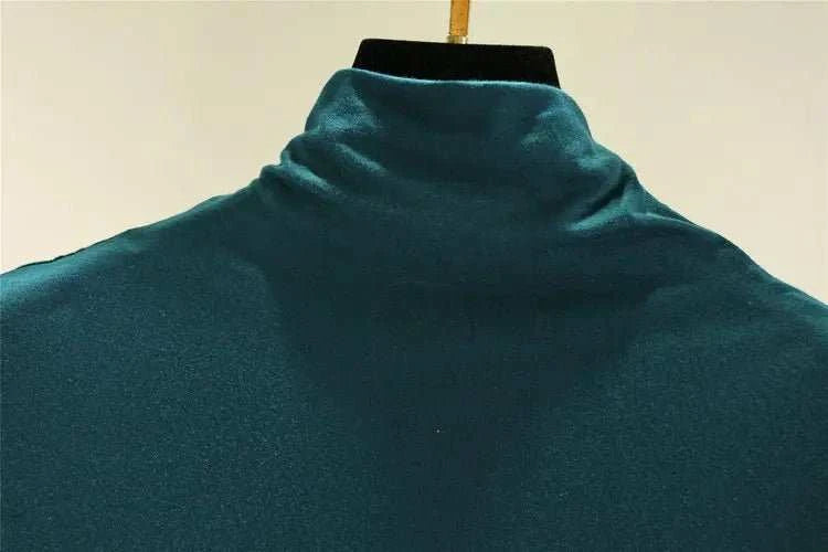 T-Shirt Col Roulé Femme en Modal – 12 Couleurs, Manches Mi-Longues & Ultra-Doux - Smiles shop