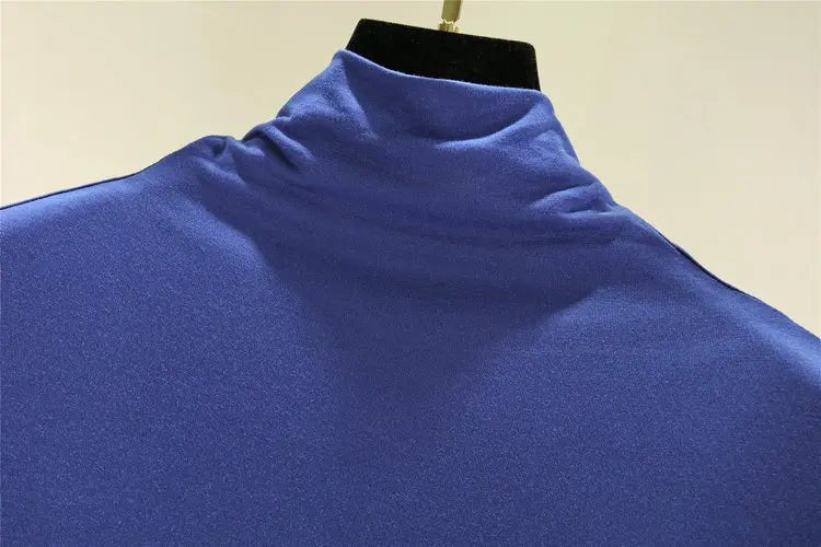 T-Shirt Col Roulé Femme en Modal – 12 Couleurs, Manches Mi-Longues & Ultra-Doux - Smiles shop
