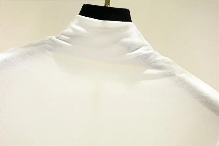 T-Shirt Col Roulé Femme en Modal – 12 Couleurs, Manches Mi-Longues & Ultra-Doux - Smiles shop