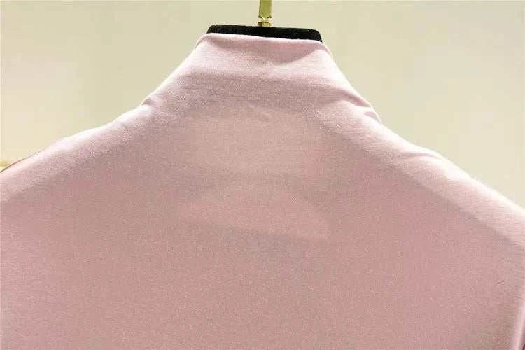 T-Shirt Col Roulé Femme en Modal – 12 Couleurs, Manches Mi-Longues & Ultra-Doux - Smiles shop