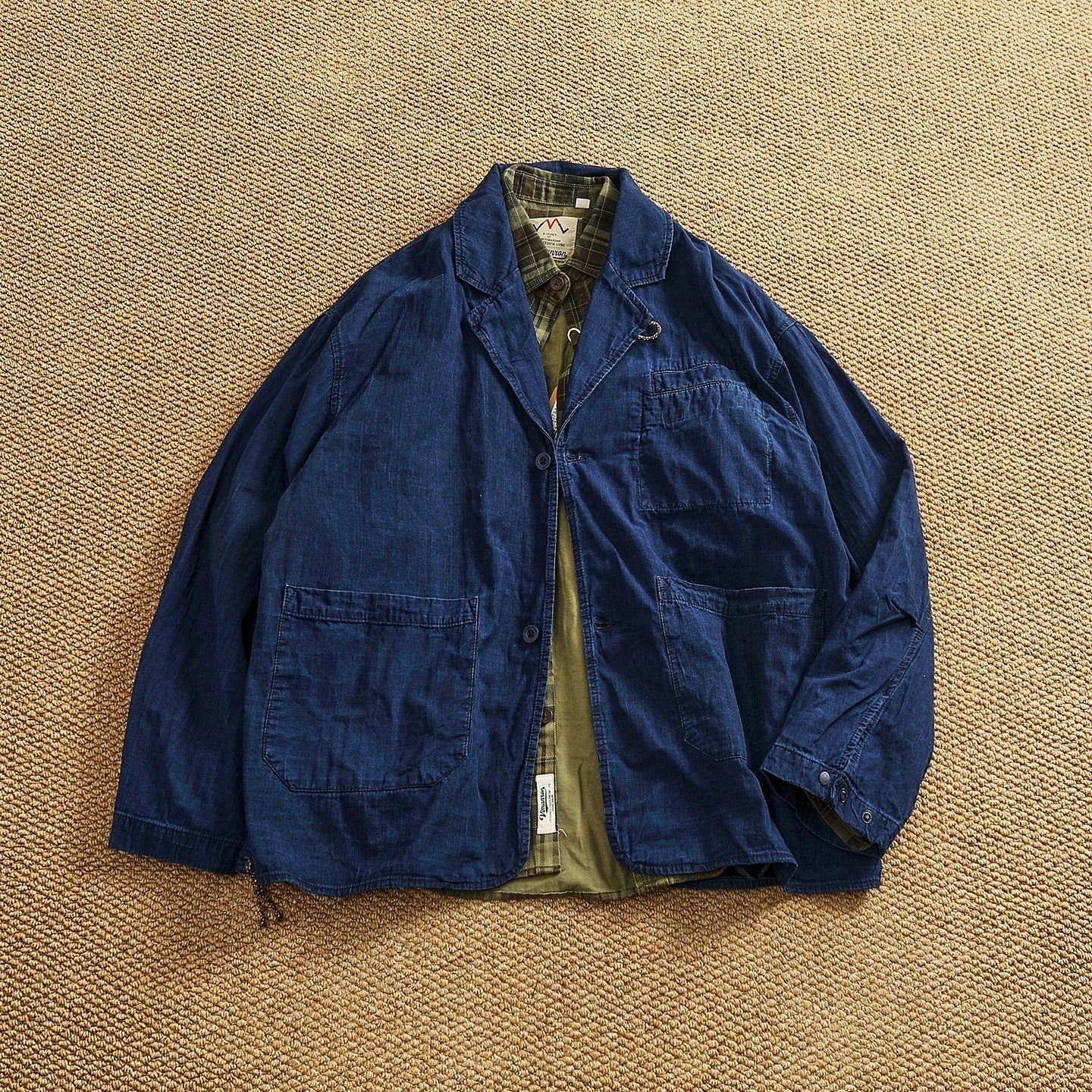 Veste en Jean Homme 100% Coton – Style Américain Rétro, Coupe Loose & High Street - Smiles shop