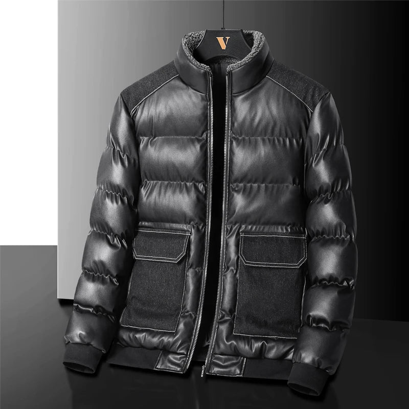 Veste Similicuir Homme Style Cowboy – Coupe Casual Grande Taille - Smiles shop