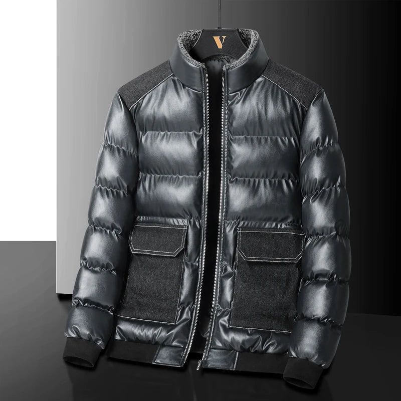 Veste Similicuir Homme Style Cowboy – Coupe Casual Grande Taille - Smiles shop