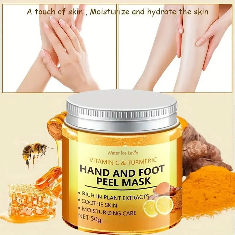 Vitamin C & Turmeric Hand and Foot Mask – Smoothing & Brightening - Smiles shop